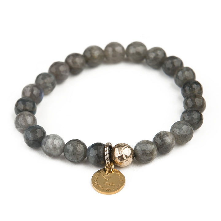 The Luna Bracelet in Labradorite
