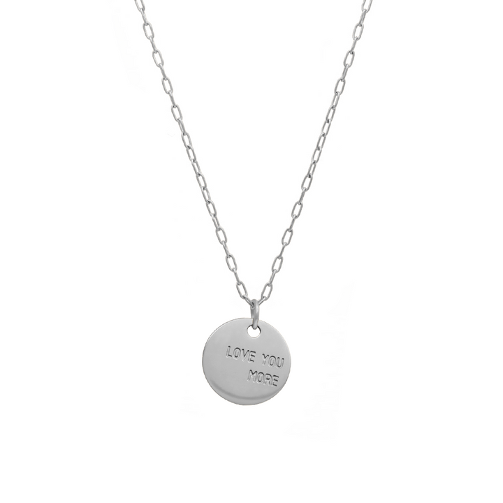 Love You More Coin Necklace