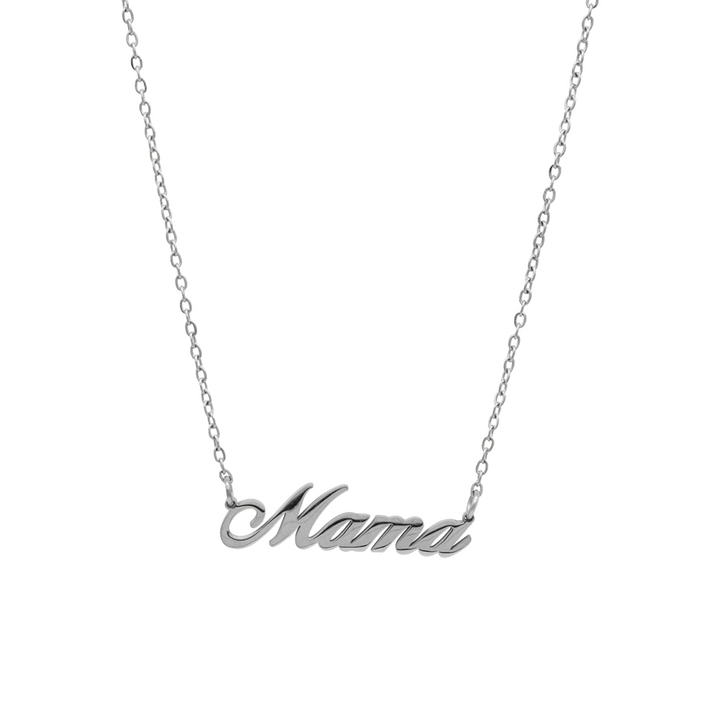 Mama Cursive Necklace