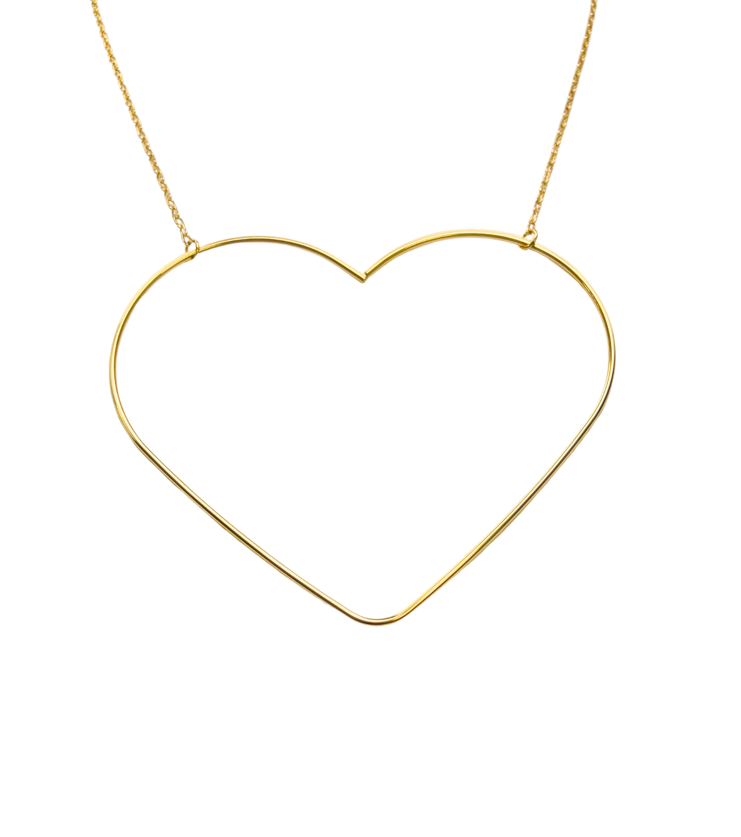 Follow Your Heart Silhouette Necklace