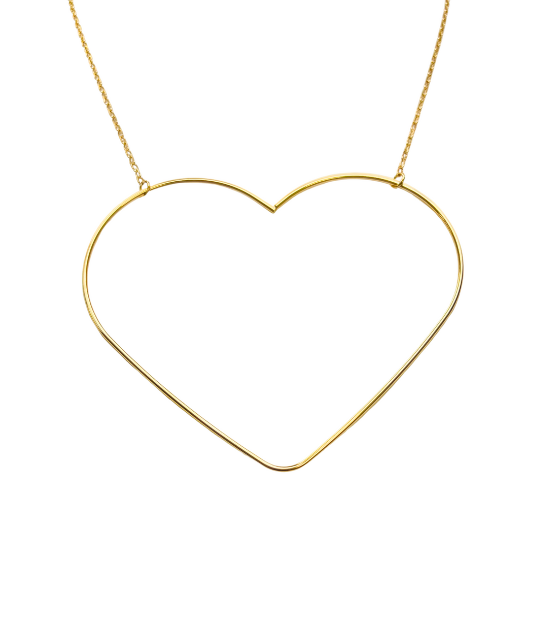 Follow Your Heart Silhouette Necklace