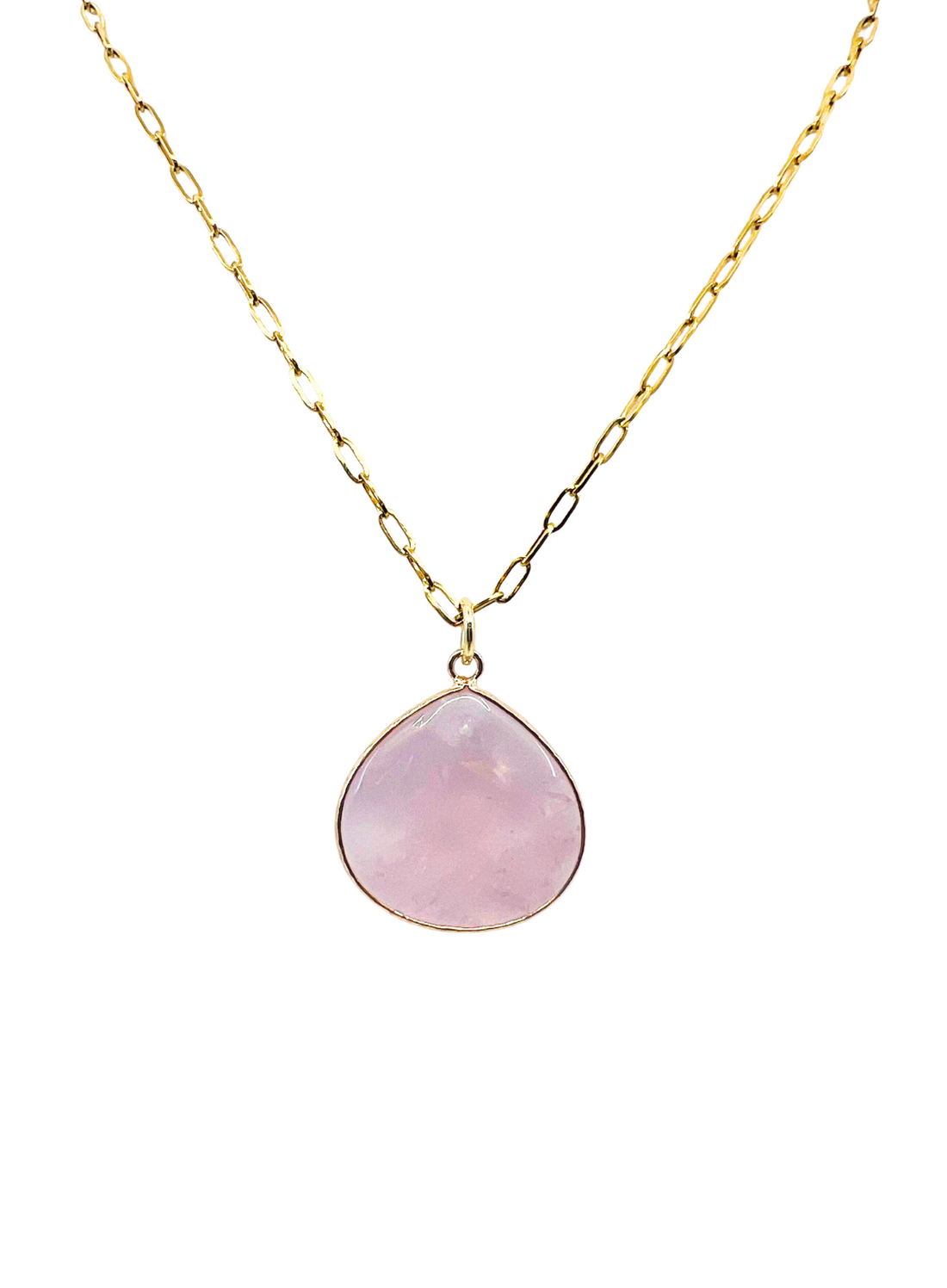 The Teardrop Natural Large Stone Necklace