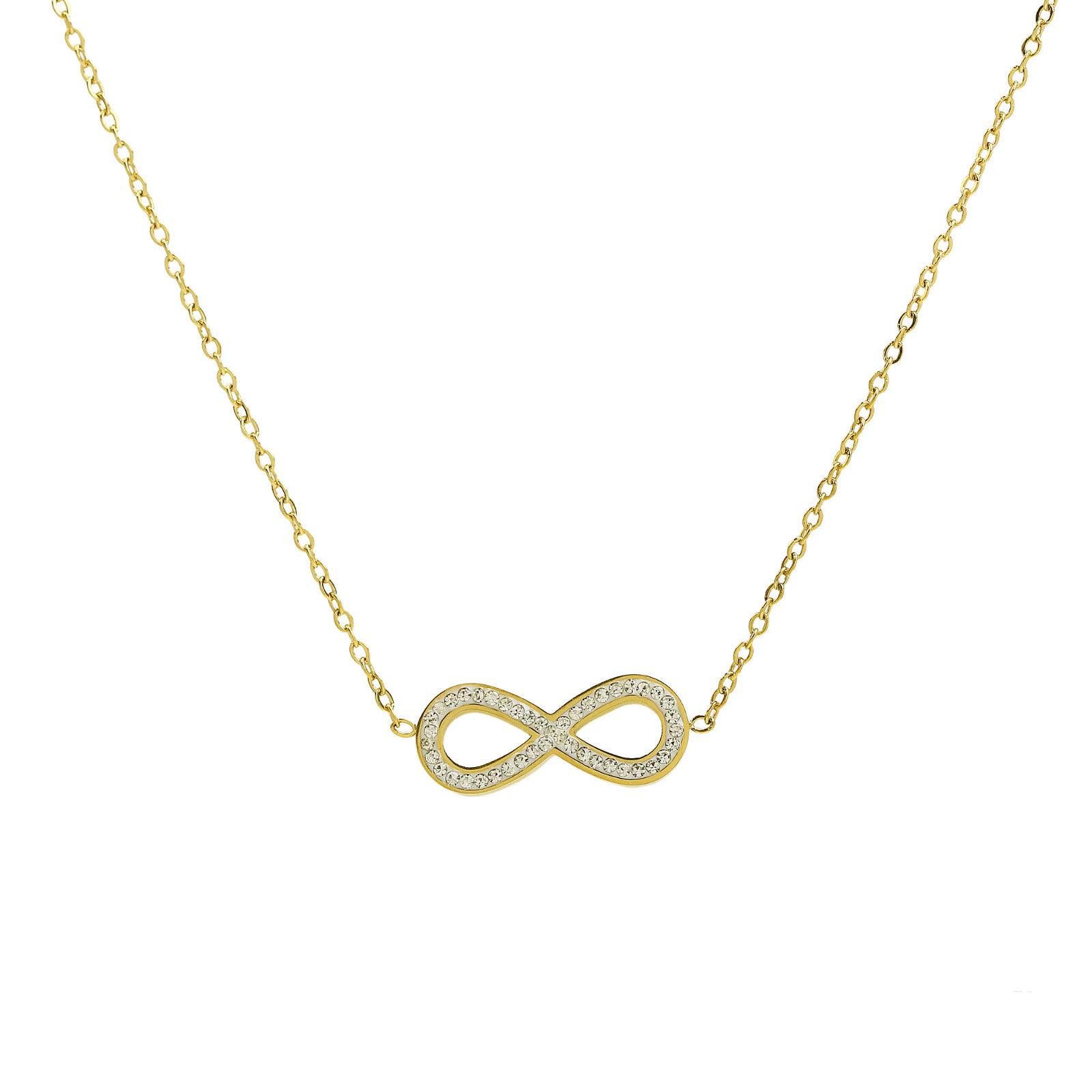 Infinity Bling Necklace