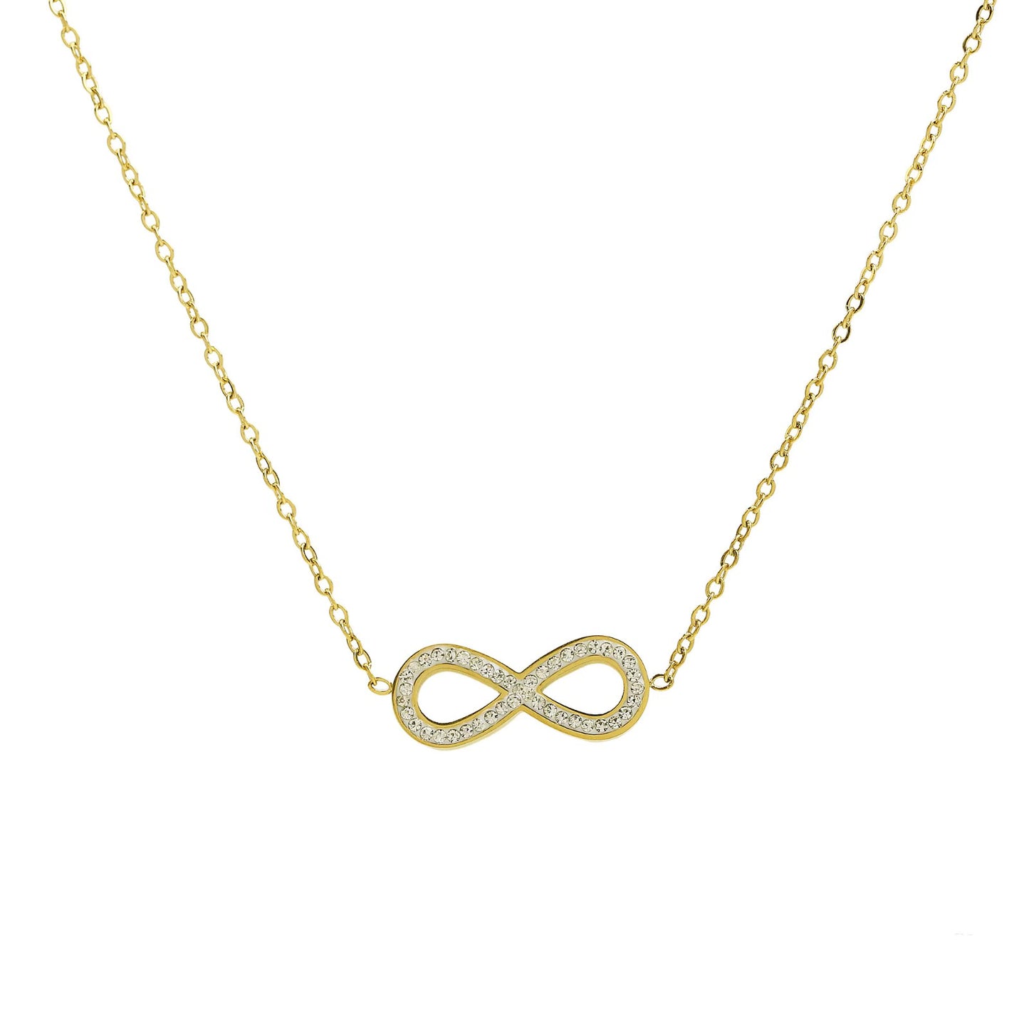 Infinity Bling Necklace