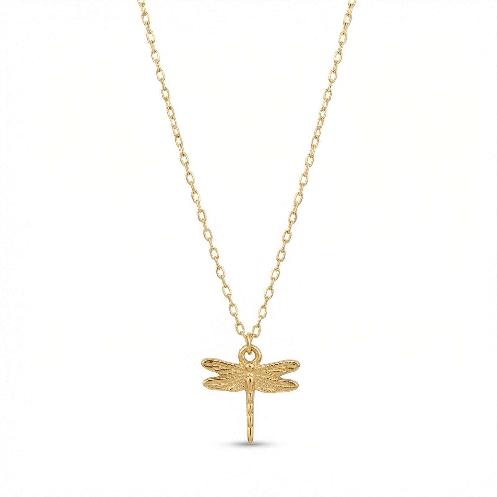 Hammered Dragonfly Necklace