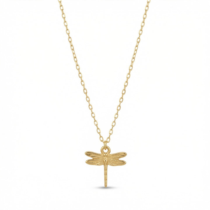 Hammered Dragonfly Necklace
