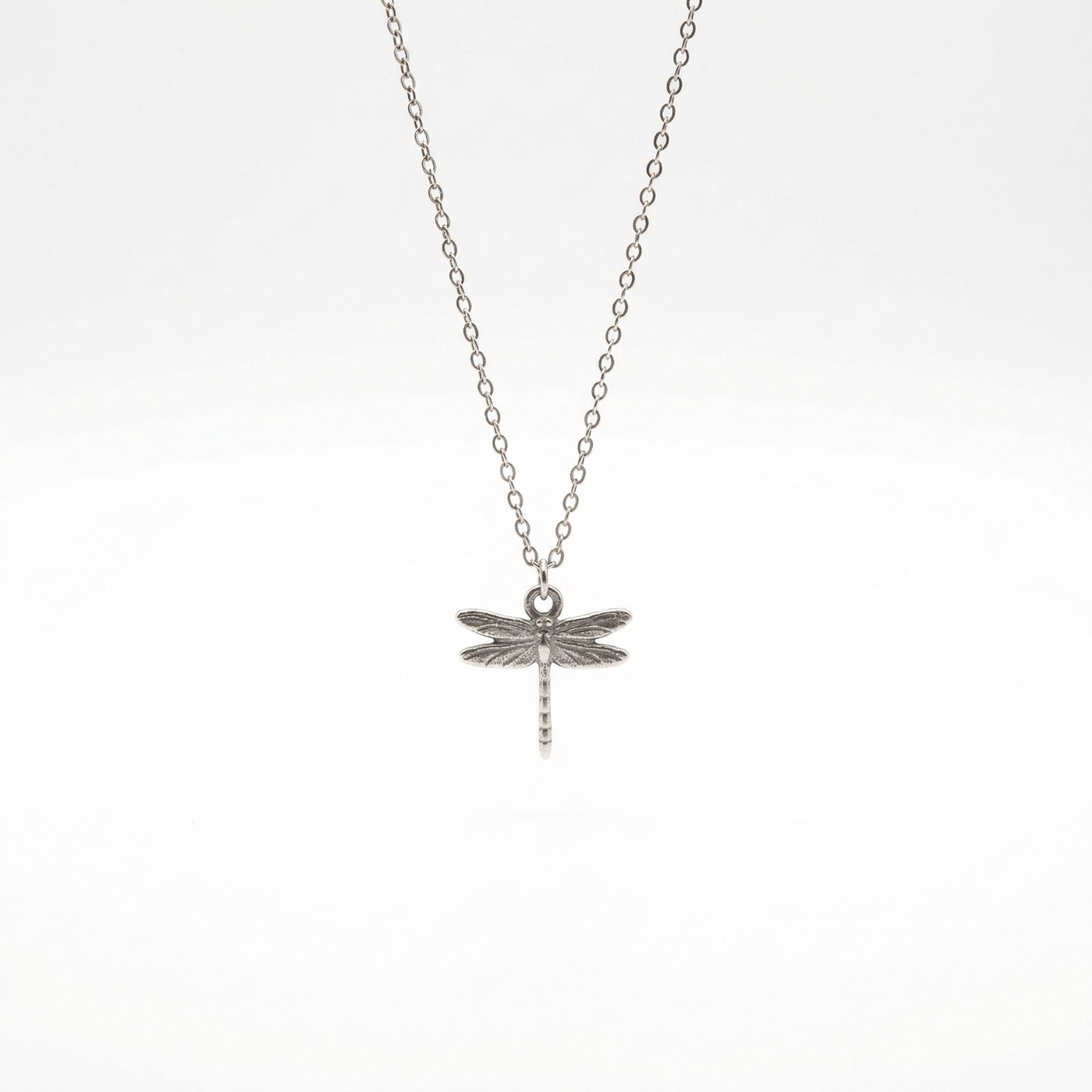 Hammered Dragonfly Necklace