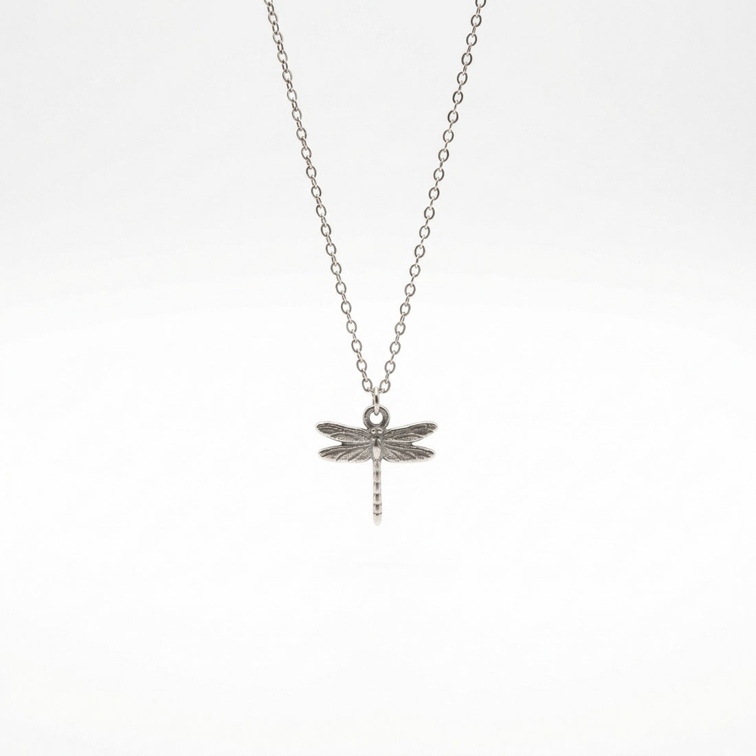 Hammered Dragonfly Necklace