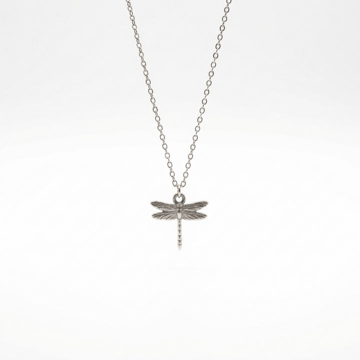 Hammered Dragonfly Necklace