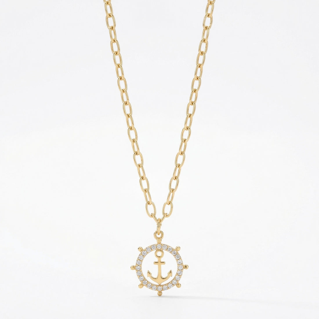 High Tides Anchor Necklace