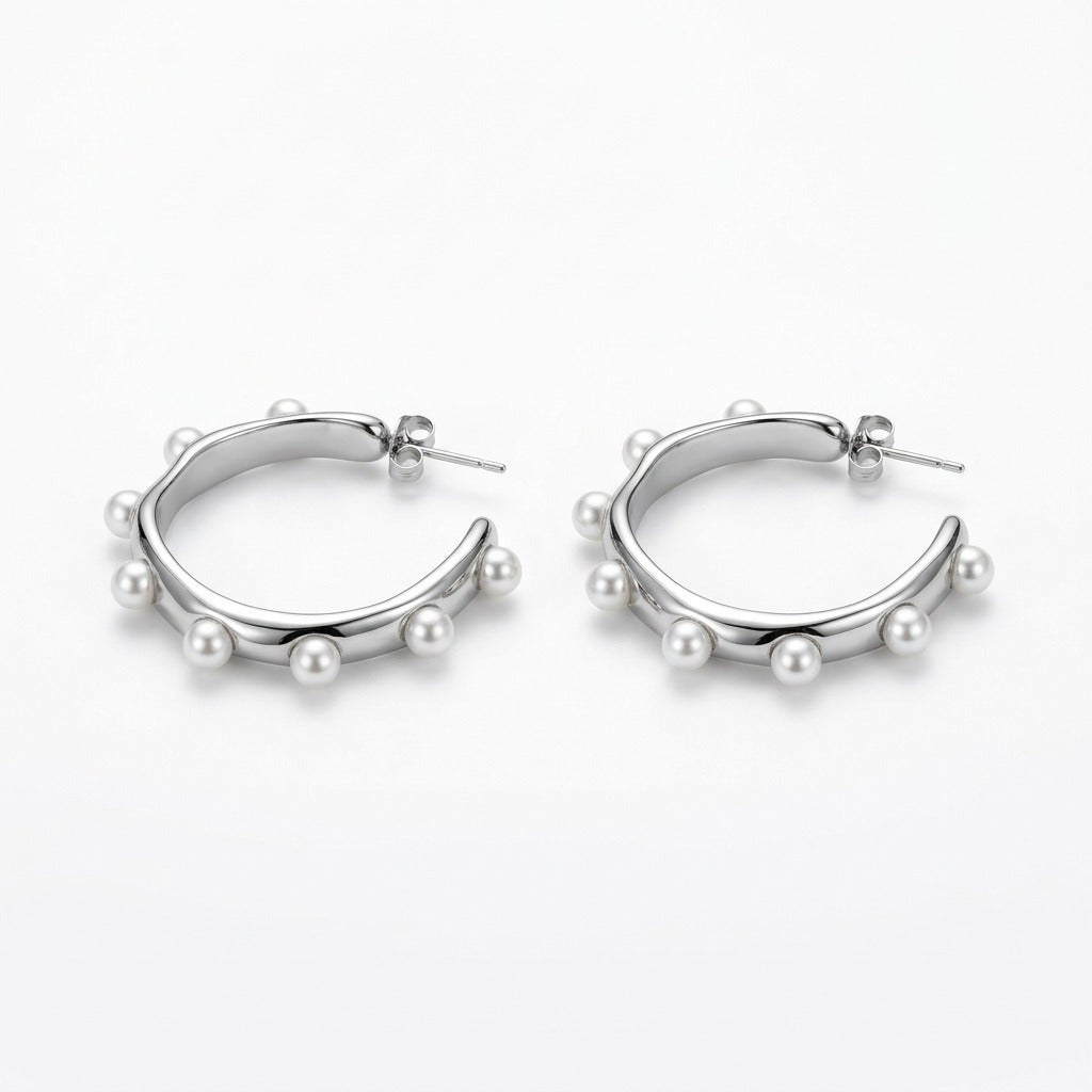 The Chunky Isla & Pearl Hoops