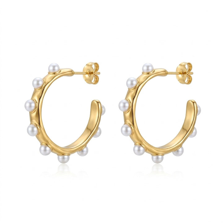 The Chunky Isla & Pearl Hoops