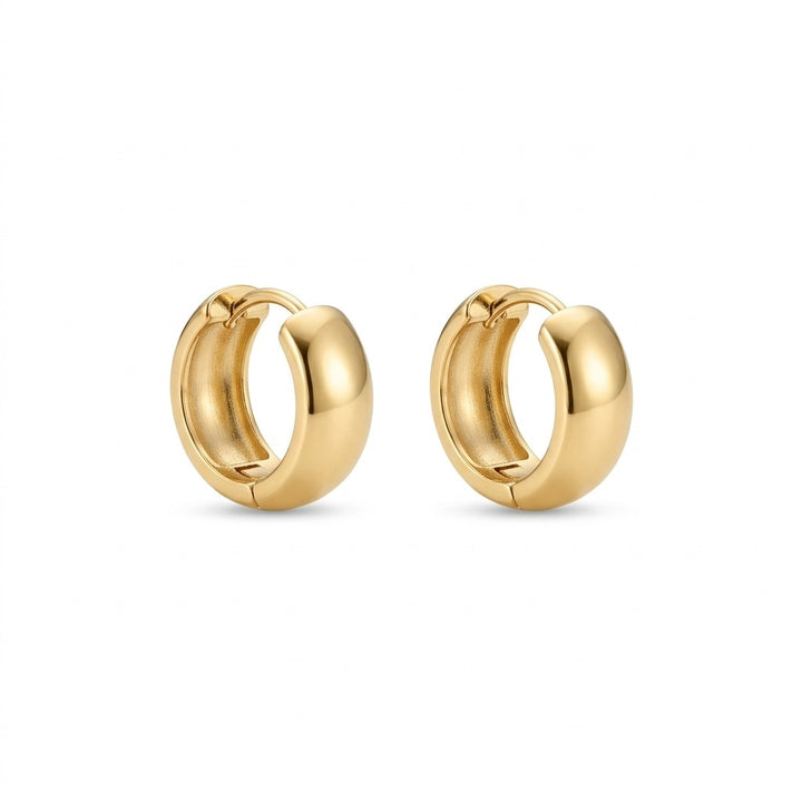The Gold Smooth Hoops