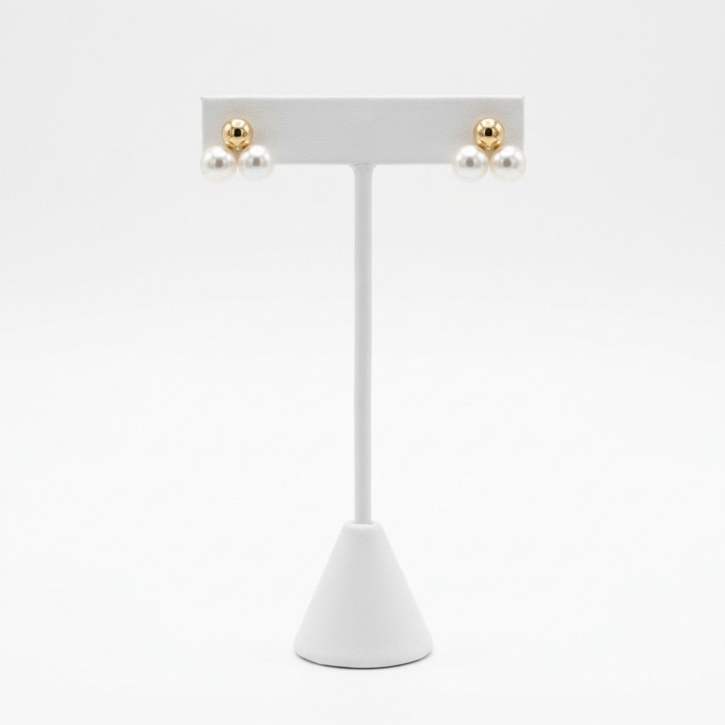 The Pearly Cherry Earrings