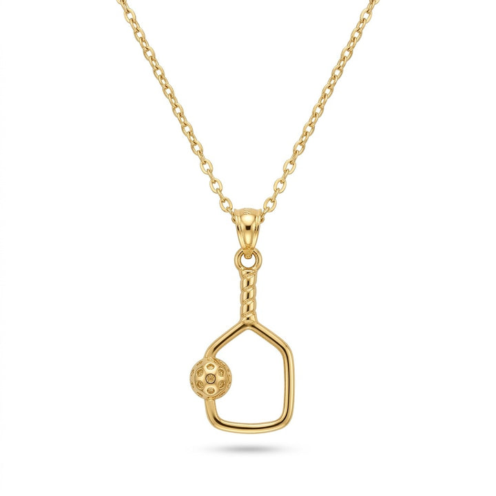 Pickleball Gold Necklace