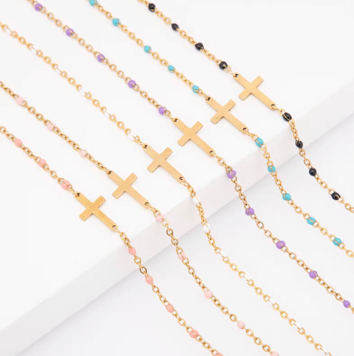 The Faith Bracelet with Colorful Beads