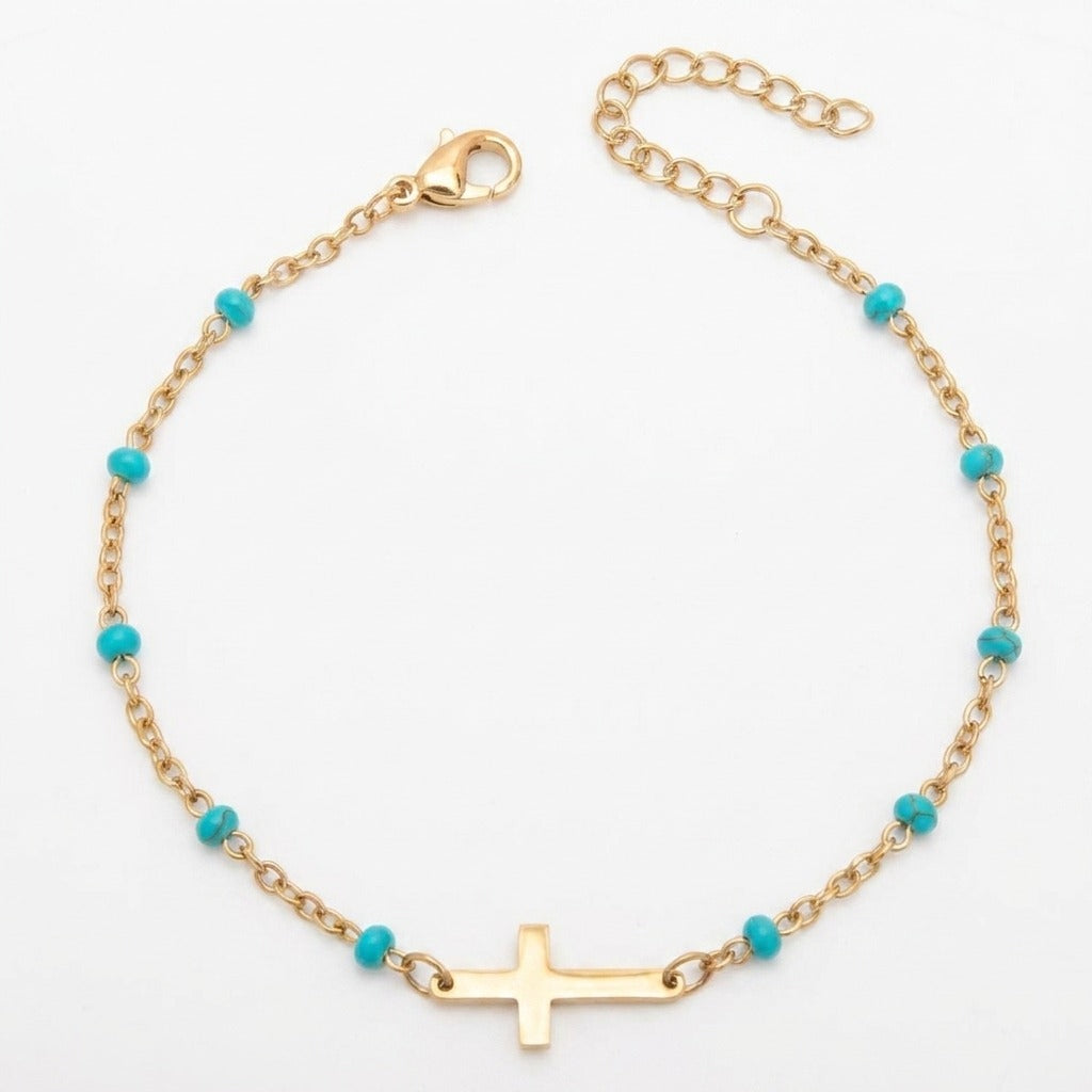 The Faith Bracelet with Colorful Beads