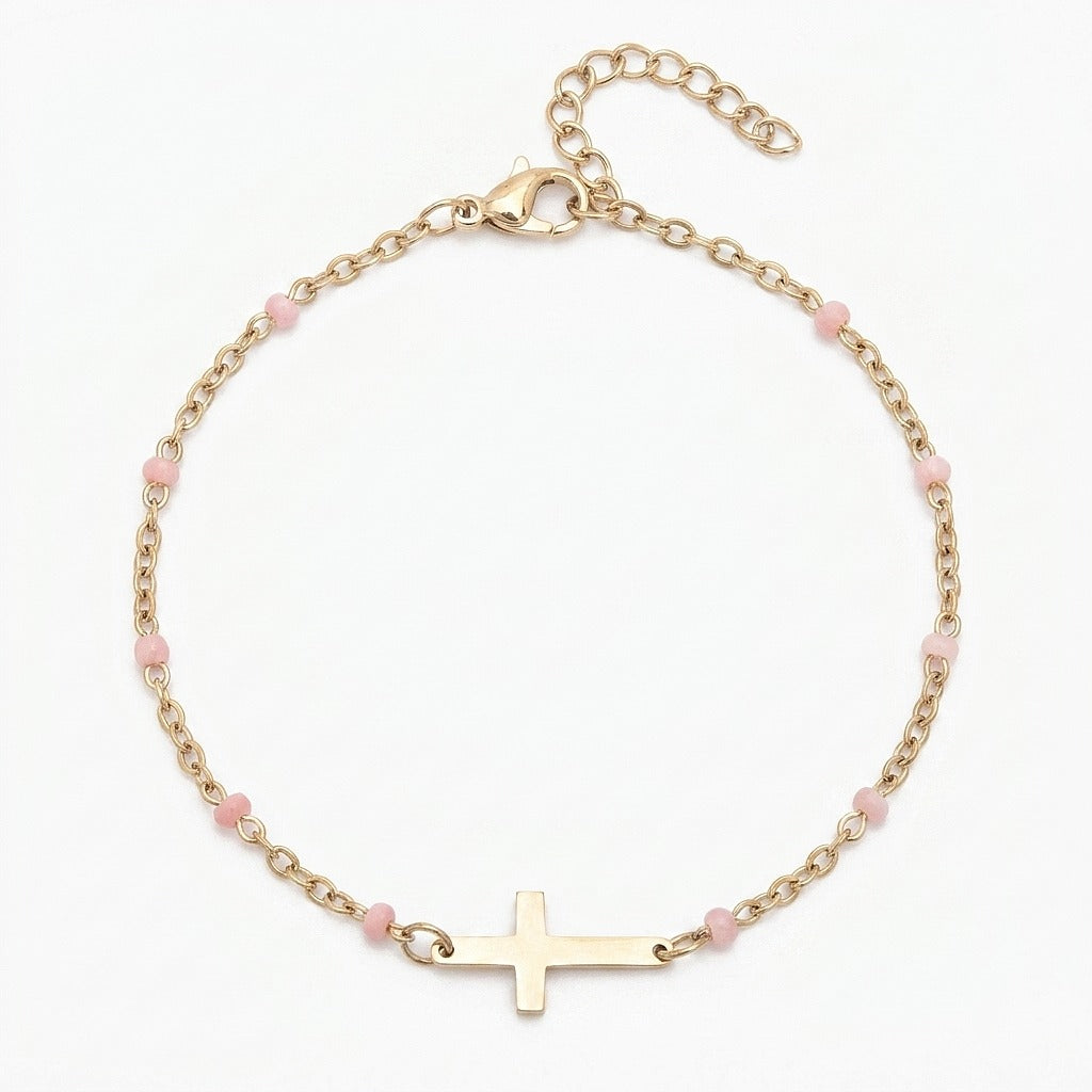 The Faith Bracelet with Colorful Beads