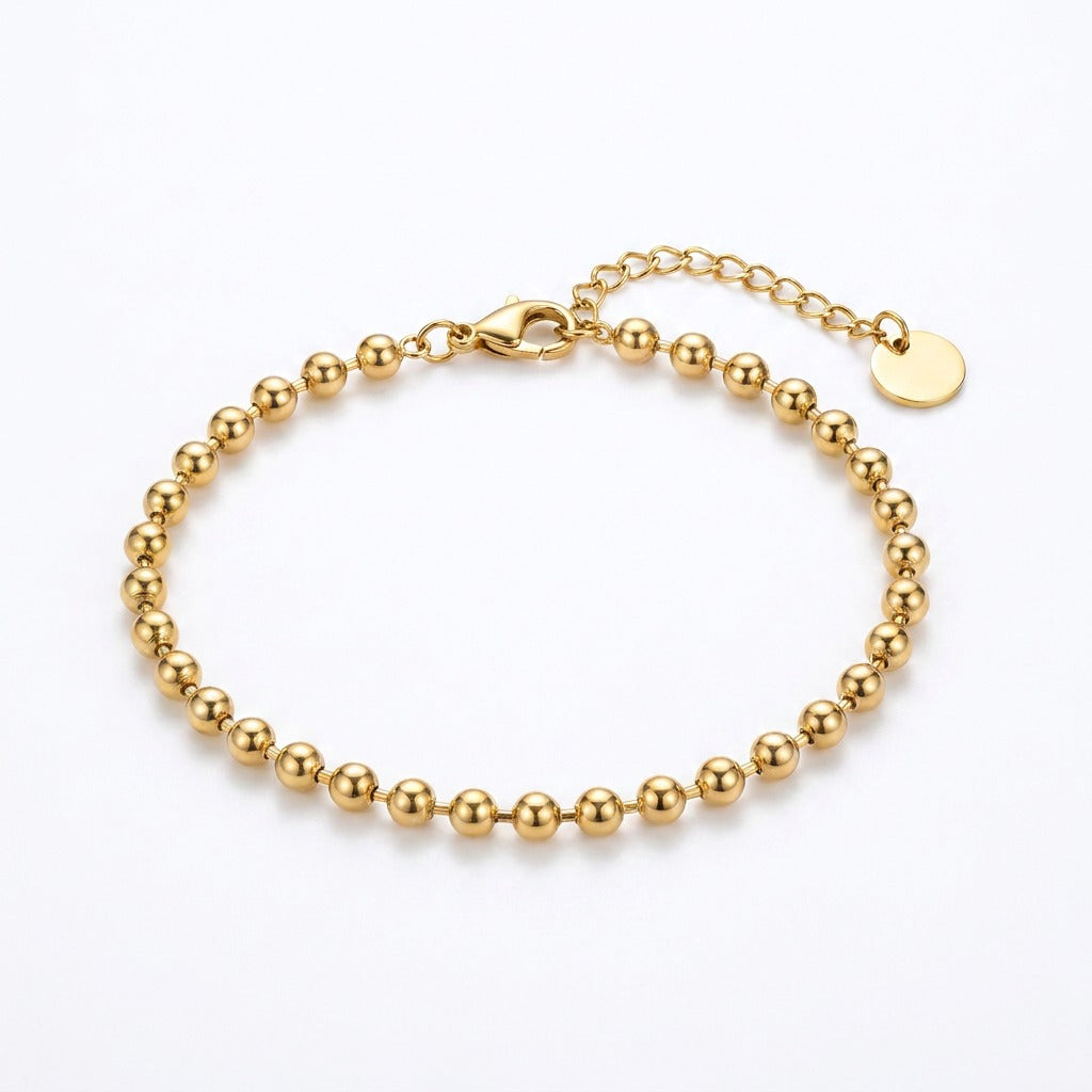 Ball Chain Gold Bracelet