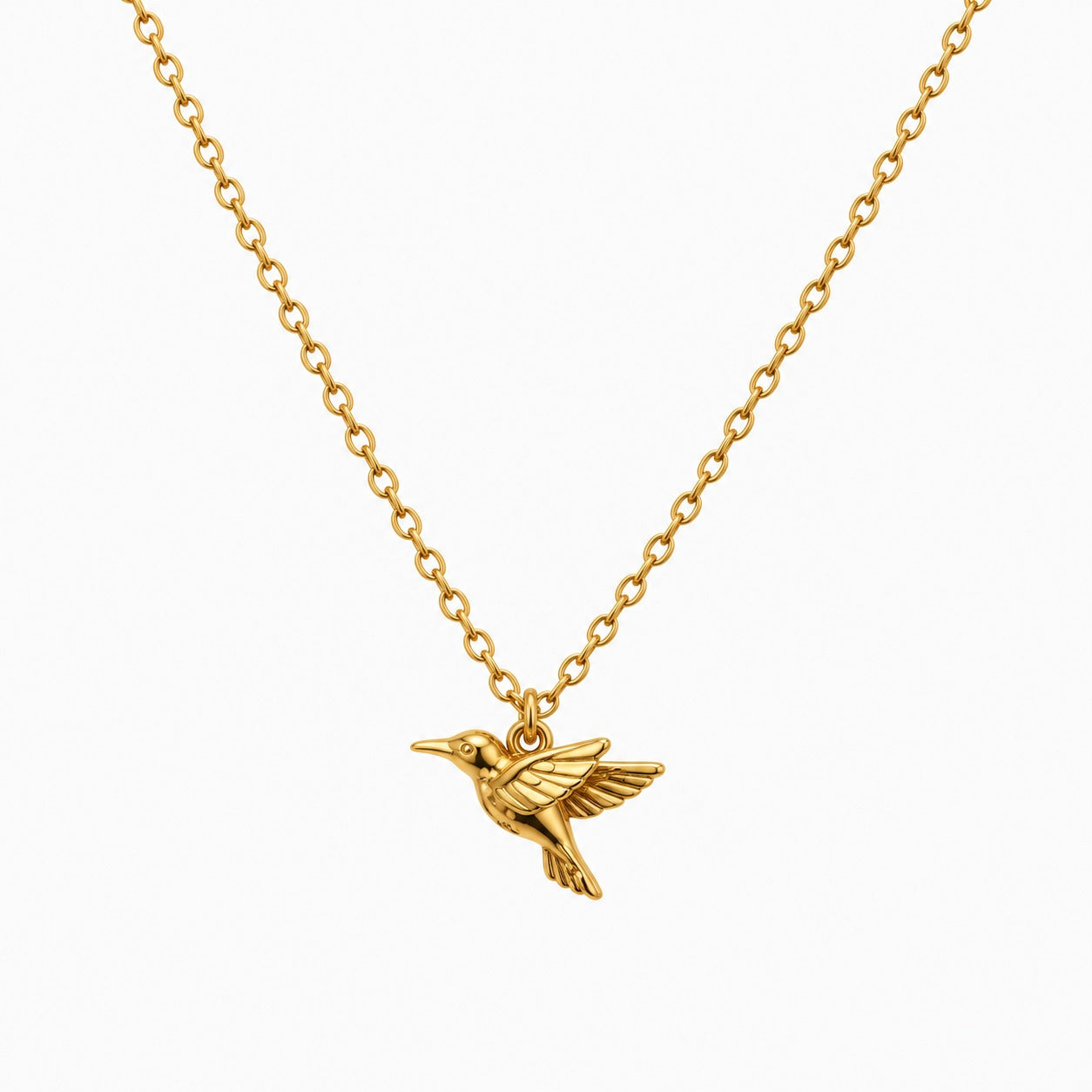 The Gold Hummingbird Necklace