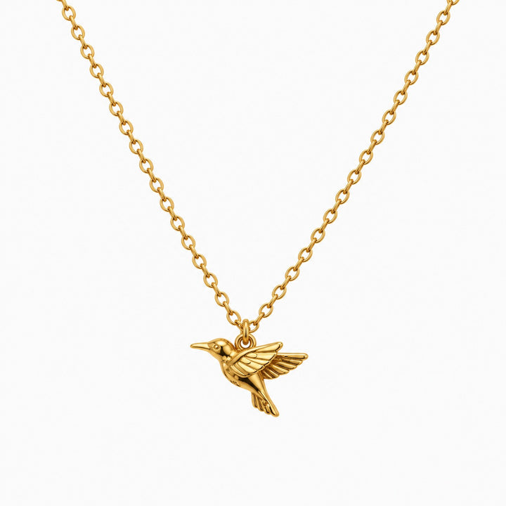 The Gold Hummingbird Necklace
