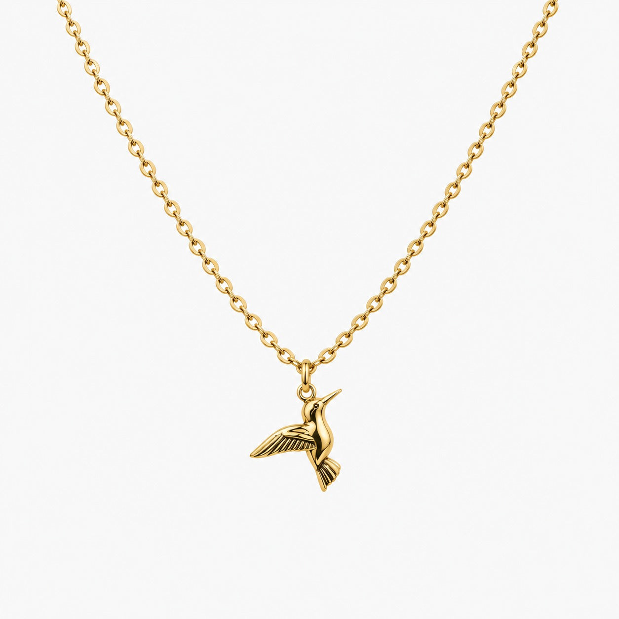 The Gold Hummingbird Necklace