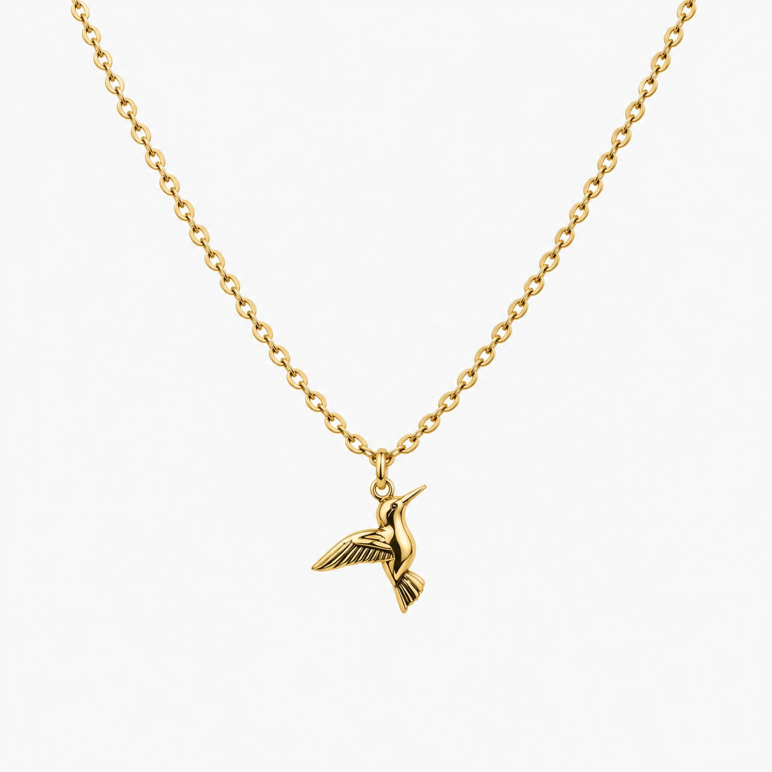 The Gold Hummingbird Necklace