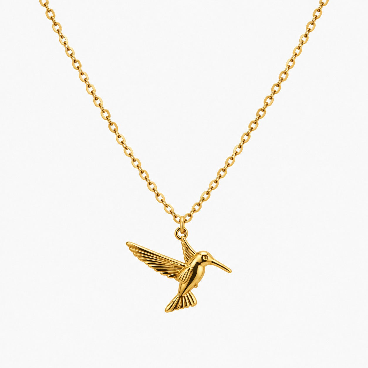 The Gold Hummingbird Necklace