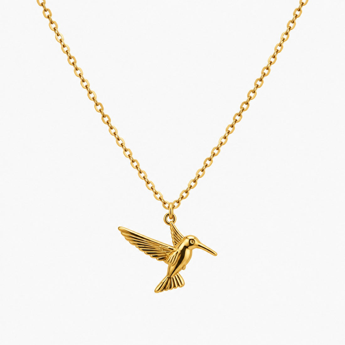 The Gold Hummingbird Necklace