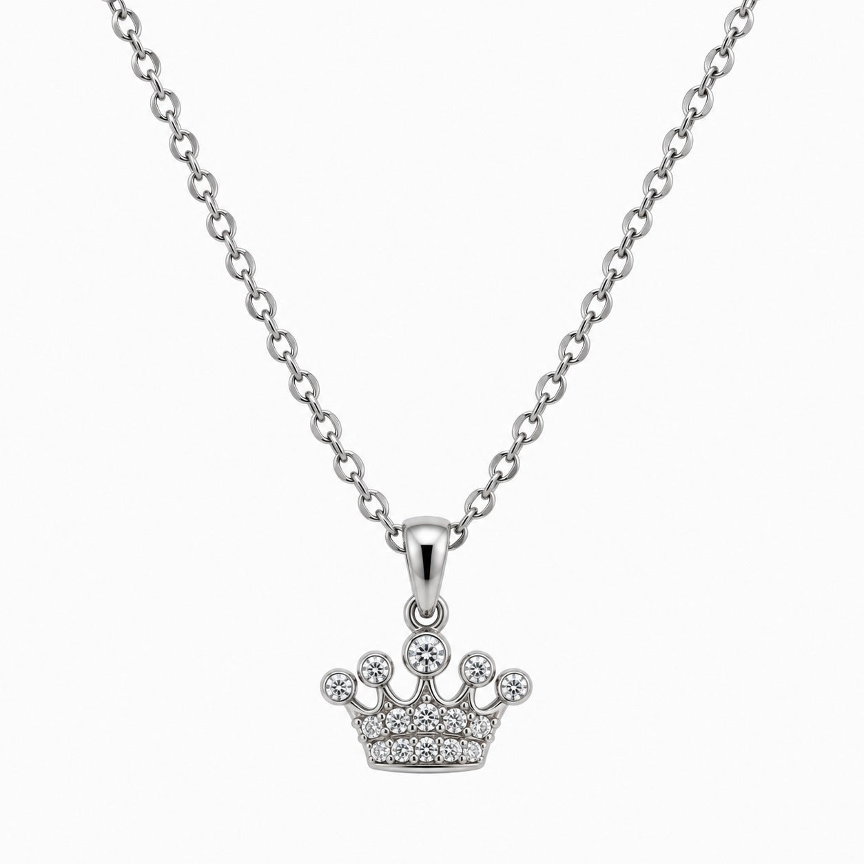 The Crown Rhinestone Necklace