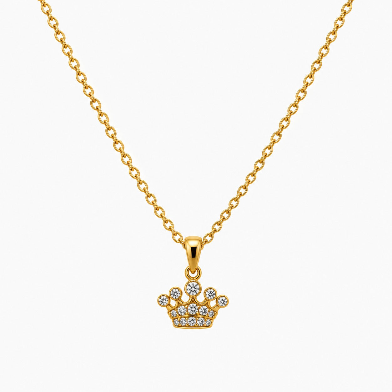 The Crown Rhinestone Necklace