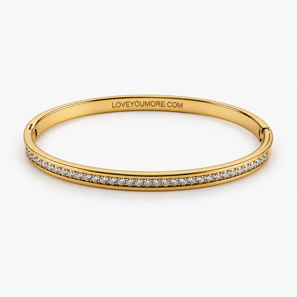 Gold Rhinestone Bangle
