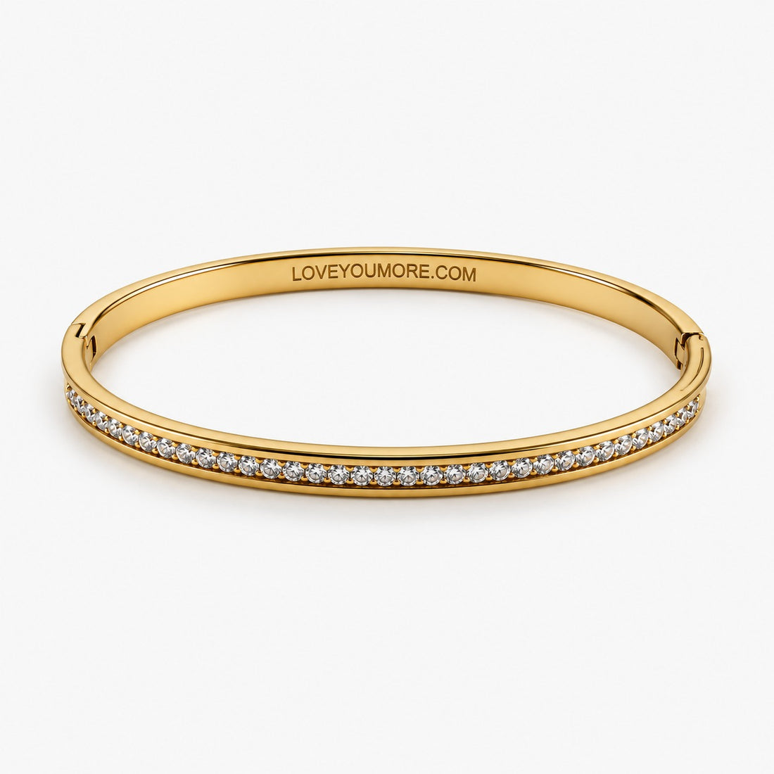 Gold Rhinestone Bangle