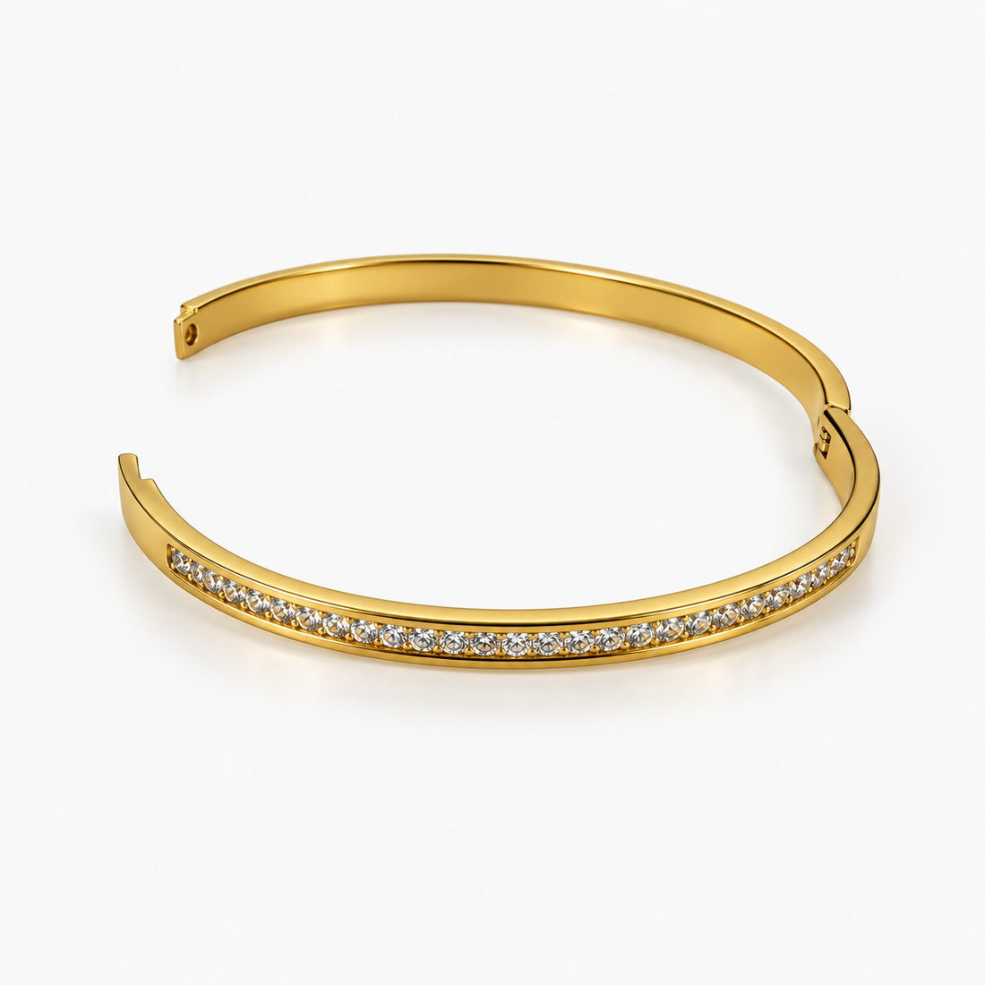 Gold Rhinestone Bangle