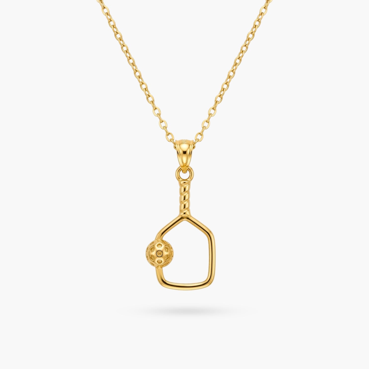 Pickleball Gold Necklace
