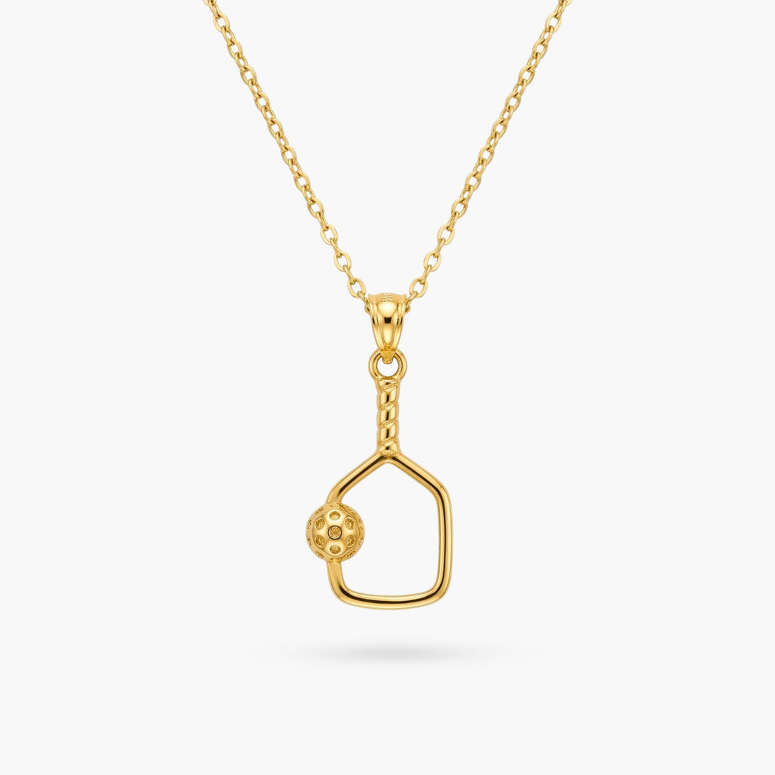 Pickleball Gold Necklace