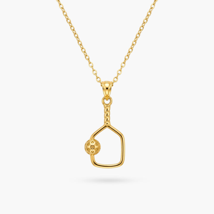 Pickleball Gold Necklace