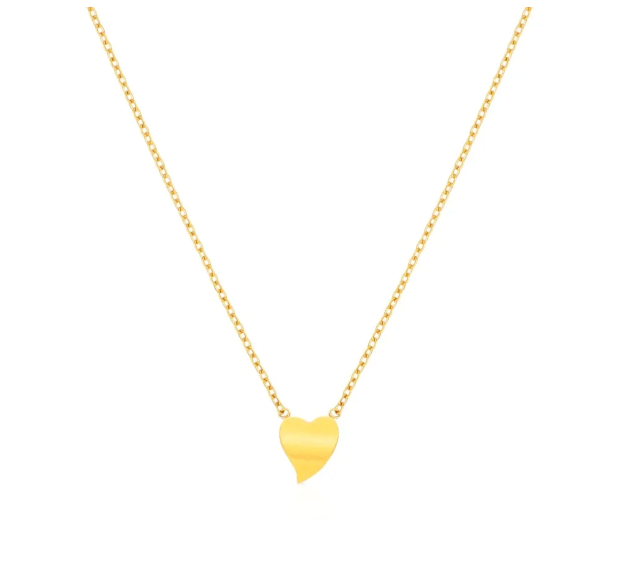 Dear To My Heart Gold Necklace