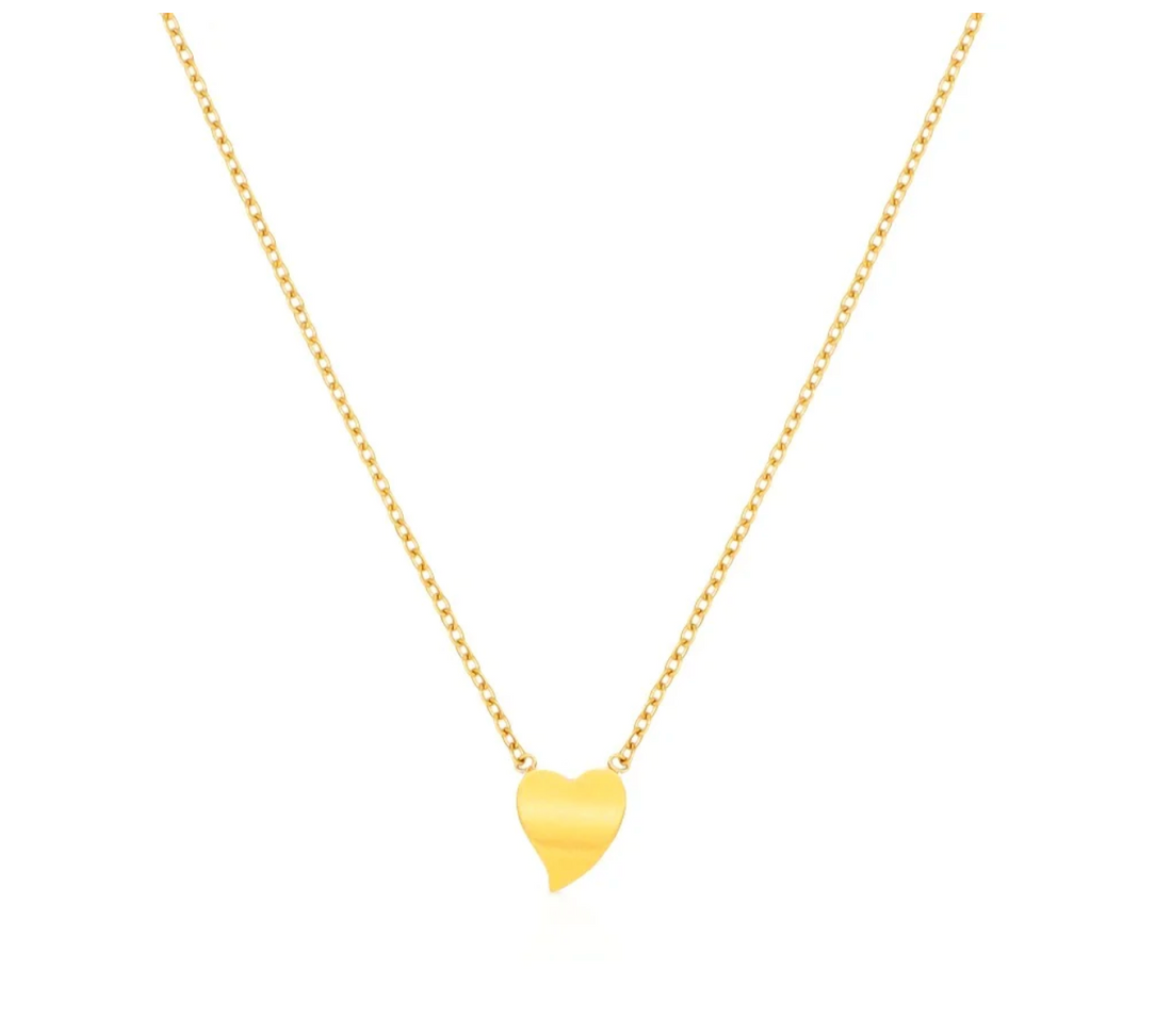 Dear To My Heart Gold Necklace