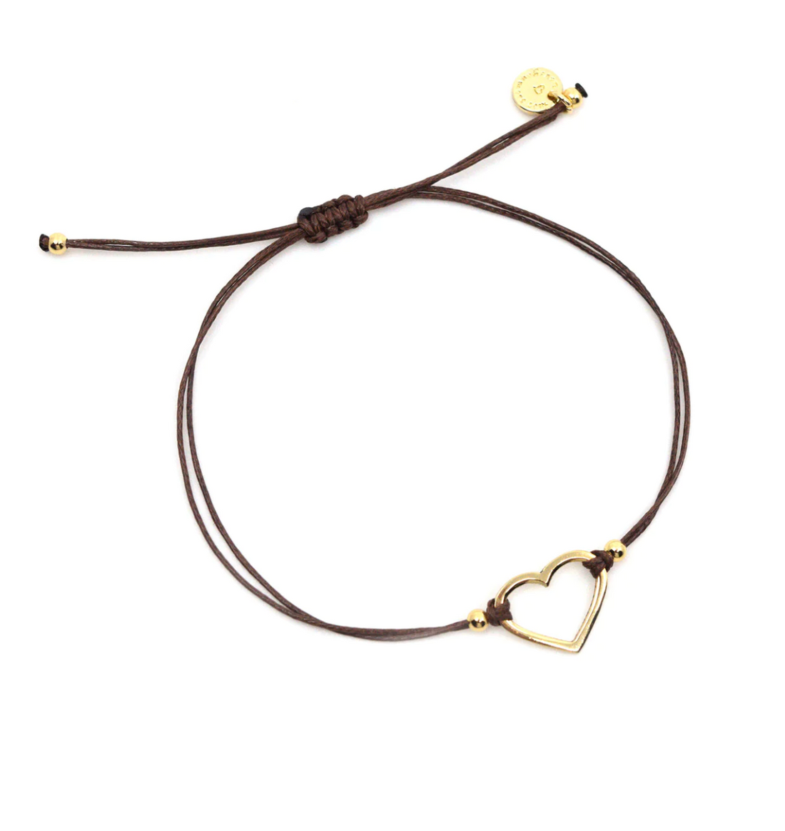 Spavia Gives Back Heart Cord Bracelet