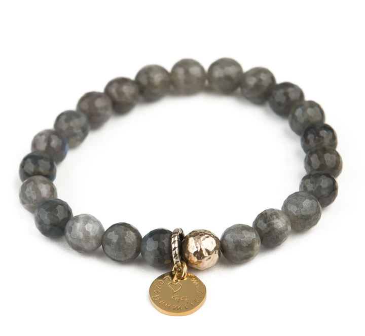 The Luna Bracelet in Labradorite
