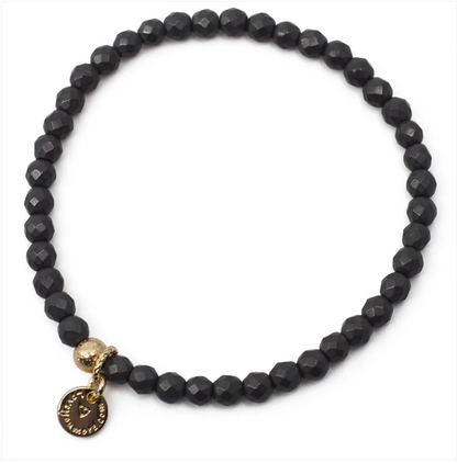 The Luna Bracelet in Geometric Gray