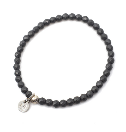 The Luna Bracelet in Geometric Gray