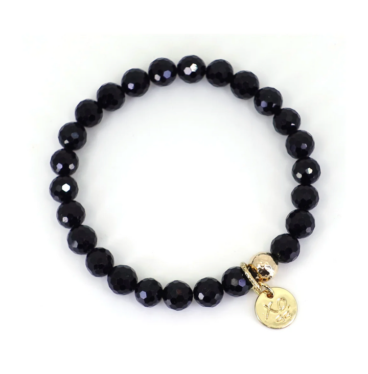 The Luna Bracelet in Black Tourmaline