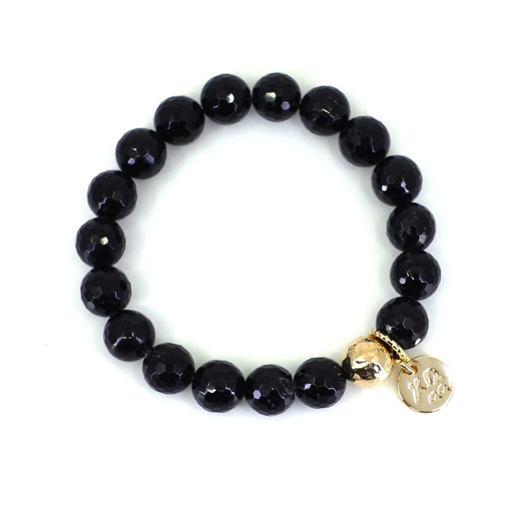 The Luna Bracelet in Black Tourmaline