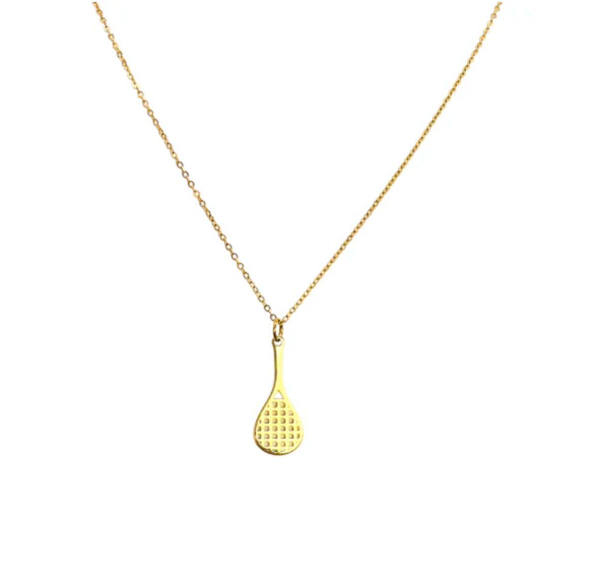 Love Wins Tennis Gold Necklace