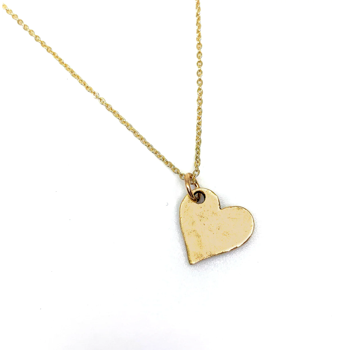 Hammered Heart Necklace