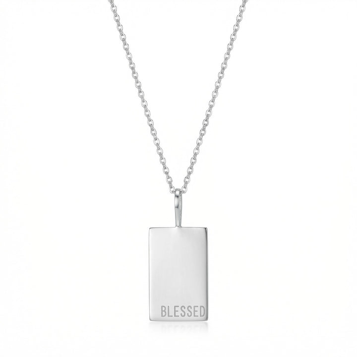 Blessed Tag Necklace