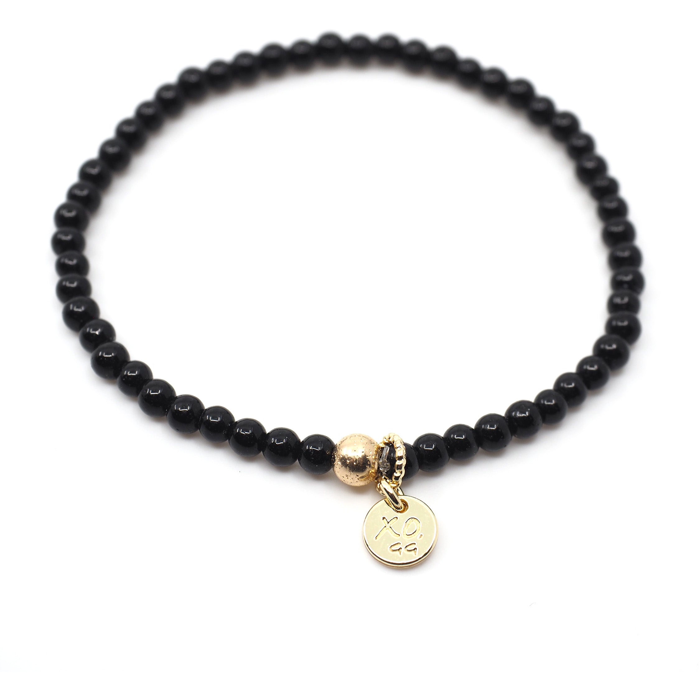 The Mini Luna Bracelet in Black