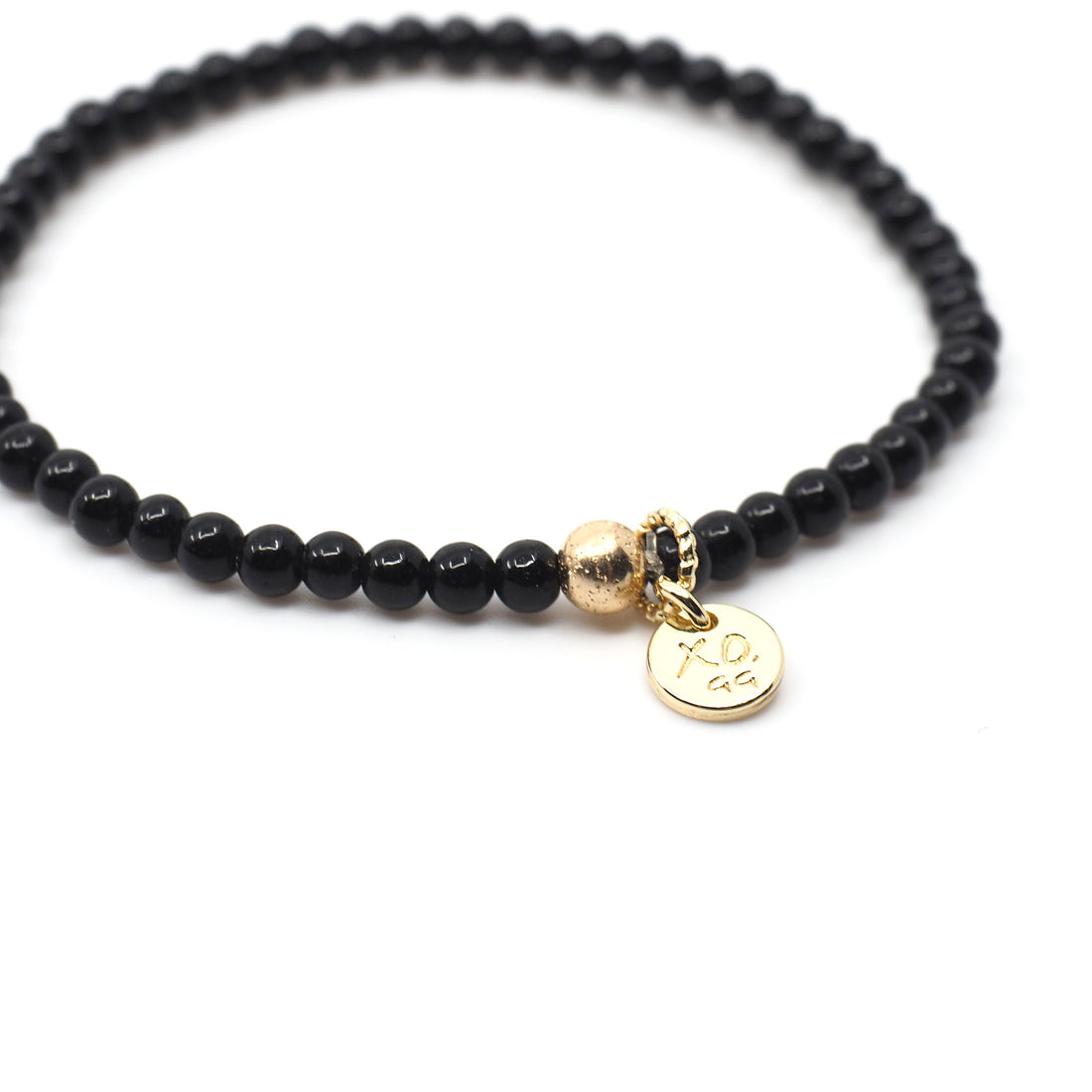 The Mini Luna Bracelet in Black